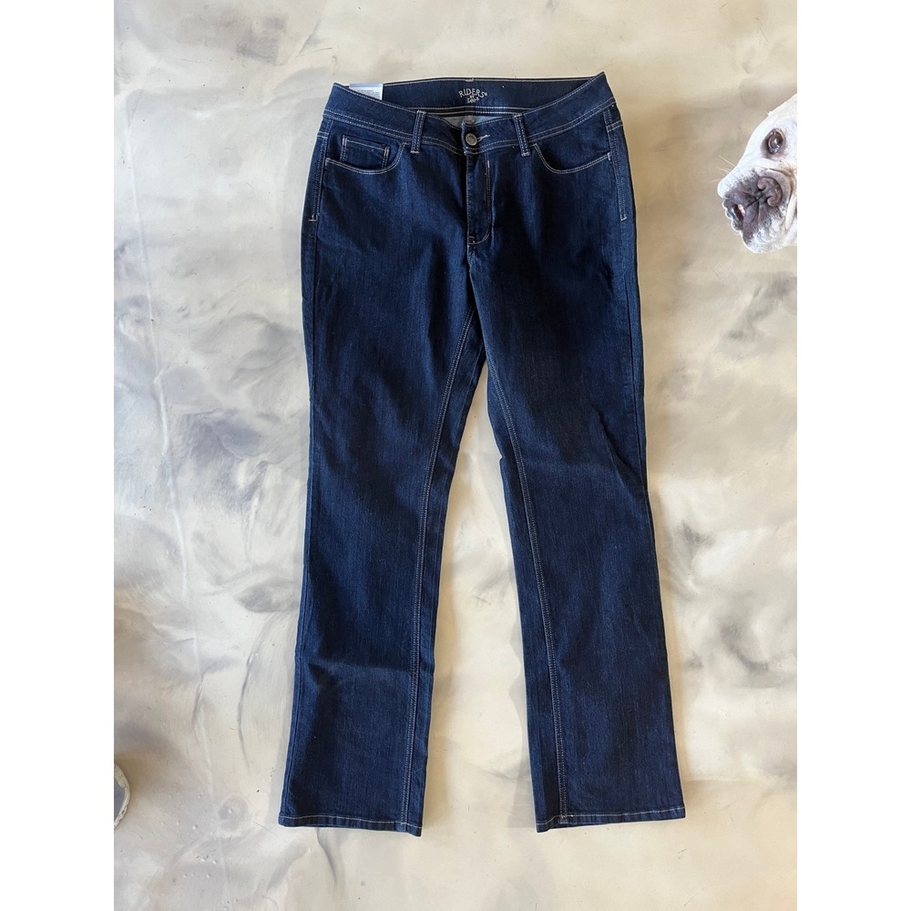 Riders by Lee Instantly Slims You Straight Leg Jeans Dark Wash Indigo NWT 10M